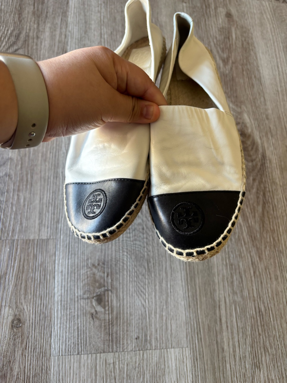 Tory Burch Colorblock Espadrille Flat - Picture 4 of 9